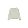 Muntgroene/ecru gestreepte trui - Mateo beige